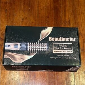 Rotating Hot Air Brush - Black and Gold